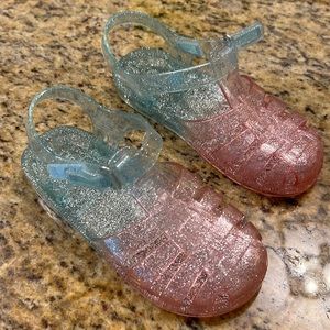 Girl Kids jelly, shoes, Oshkosh size 10
